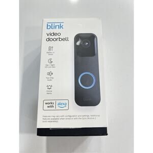 Blink Video Doorbell | Two-way audio, HD video, motion and chime app alerts